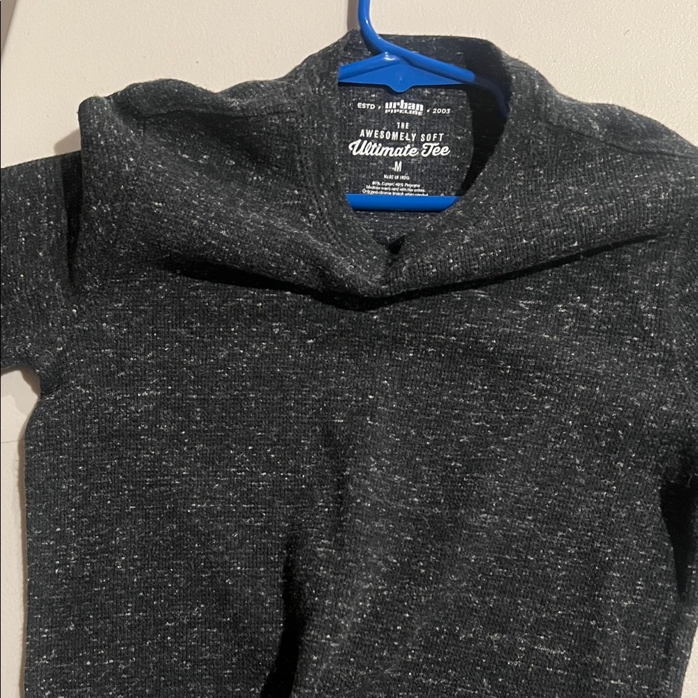 urban pipeline Men’s Charcoal Speckled Turtleneck Sweater